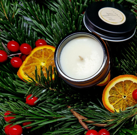 Świeca sojowa Świąteczna słodycz 60 ml Świeca sojowa Świąteczna słodycz 60 ml