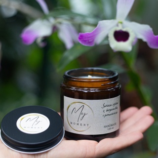 Świeca sojowa bergamotka z pomarańczą 120 ml