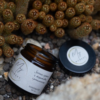 Świeca sojowa bergamotka z pomarańczą 60 ml