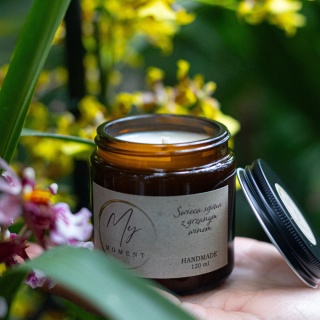 Świeca sojowa z grzanym winem 120 ml