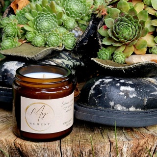 Świeca sojowa z grzanym winem 120 ml