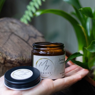 Świeca sojowa z kawą latte 60 ml