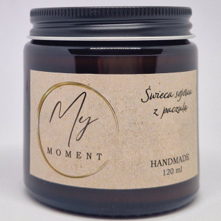Świeca sojowa z paczulą 120 ml