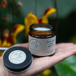 Świeca sojowa z trawą cytrynową 60 ml