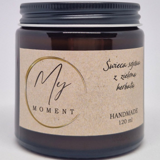 Świeca sojowa z zieloną herbatą 120 ml