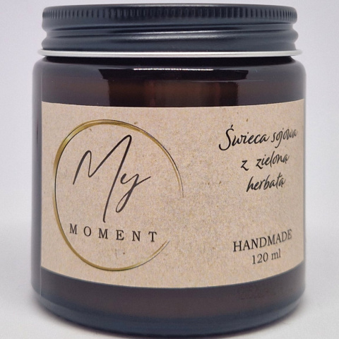 Świeca sojowa z zieloną herbatą 120 ml Świeca sojowa z zieloną herbatą 120 ml