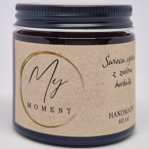 Świeca sojowa z zieloną herbatą 60 ml Świeca sojowa z zieloną herbatą 60 ml