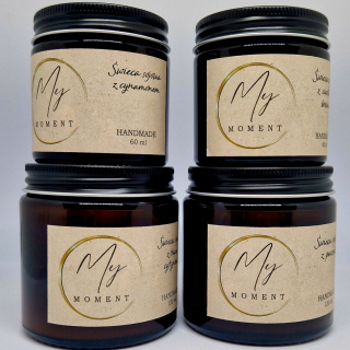 Świece sojowe 120 ml + 120 ml + 60 ml + 60 ml