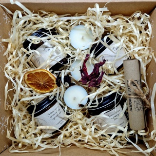 Świece sojowe zestaw świąteczny 120 ml + 120 ml + 60 ml + 60 ml